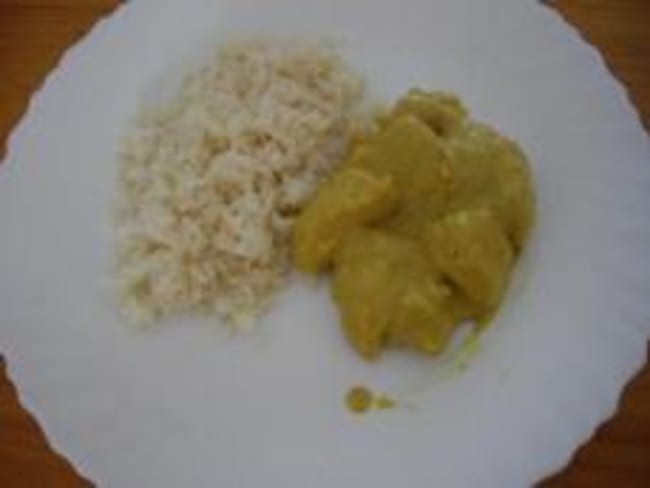 Émincé de Volaille au Curry