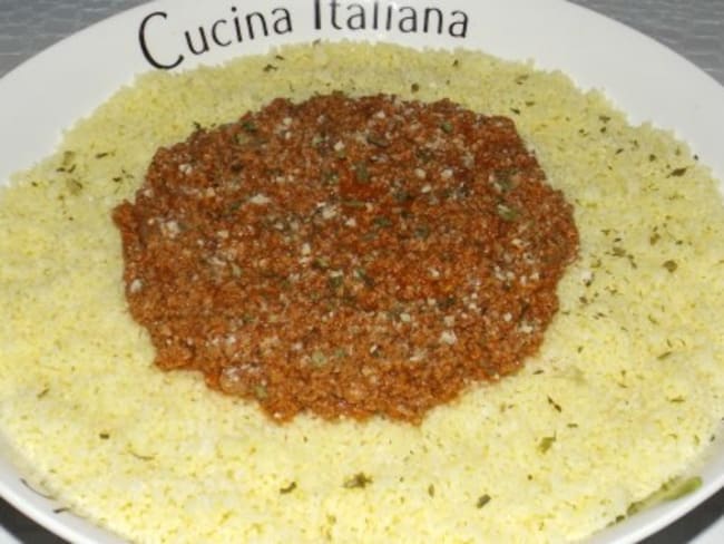 Couscous à la bolognaise