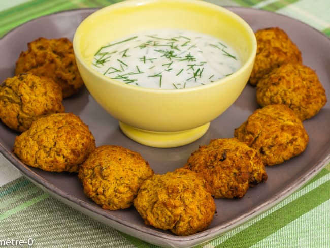 Boulettes d'aubergines et pois chiches comme en Côte d'Ivoire