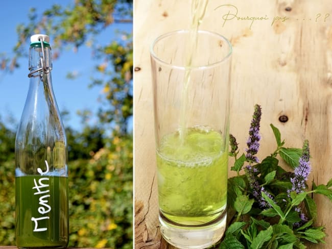 Liqueur de menthe - Recette par Isabelle