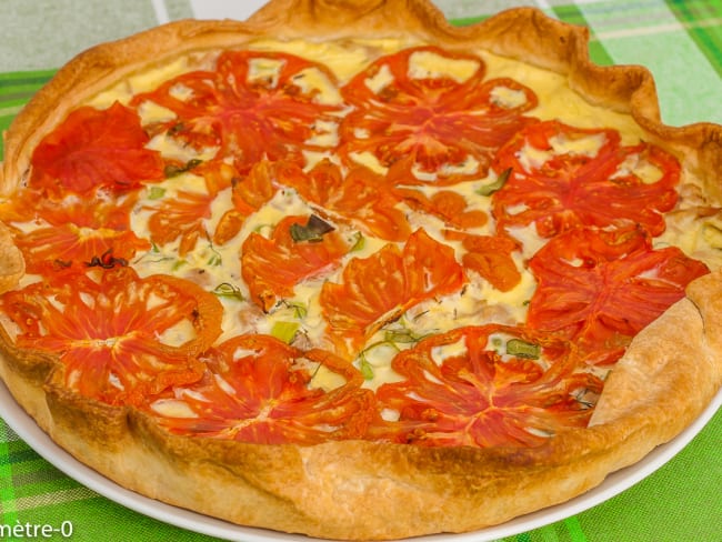 Tarte au thon et aux tomates