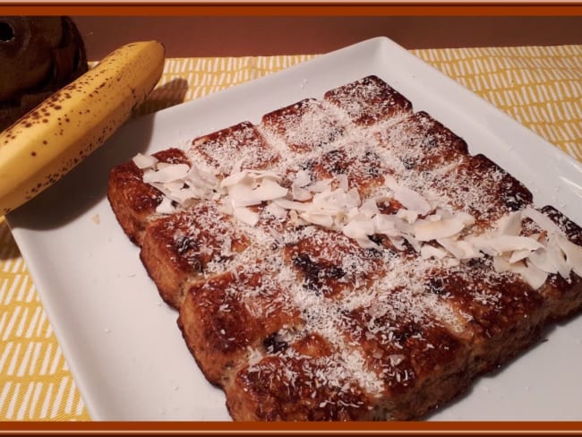 Gâteau à la banane et chocolat