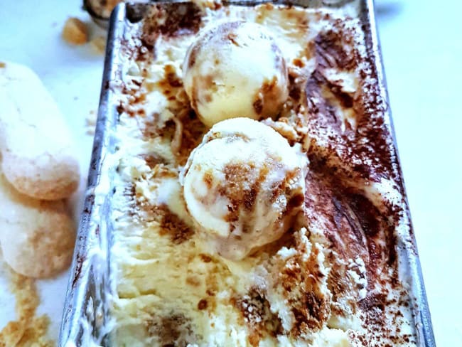 Glace au tiramisu