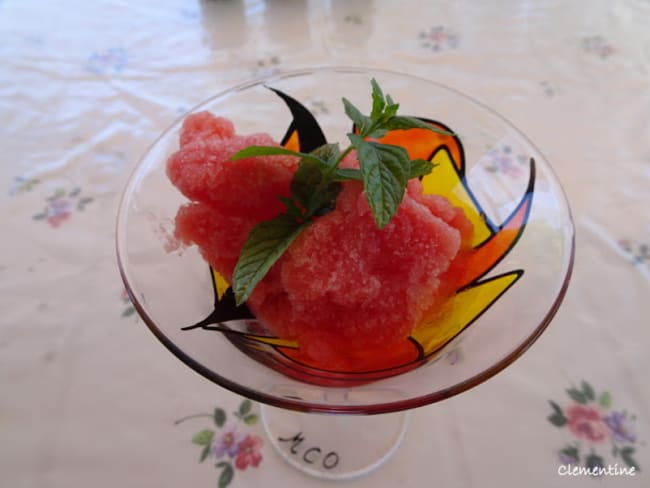 Granita de pastèque