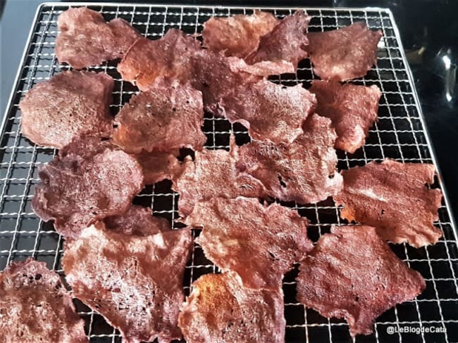 Chips de viande séchée au déshydrateur