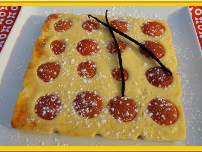 Gâteau léger au fromage blanc et abricots