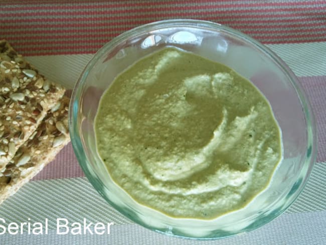 Tartinade de courgette crue au basilic