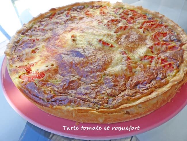 Tarte tomate et roquefort