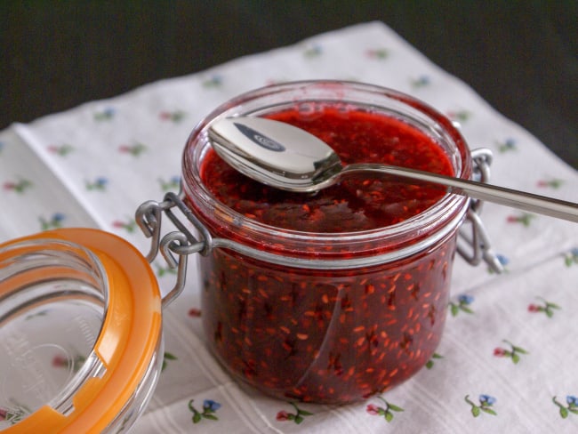 Confiture de framboises