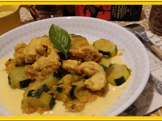 Courgettes au poulet