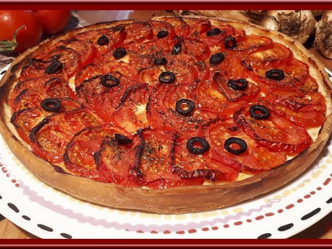 Tarte aux tomates et amandes de Yotam Ottolenghi