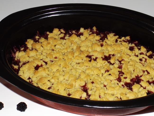 Crumble aux mûres