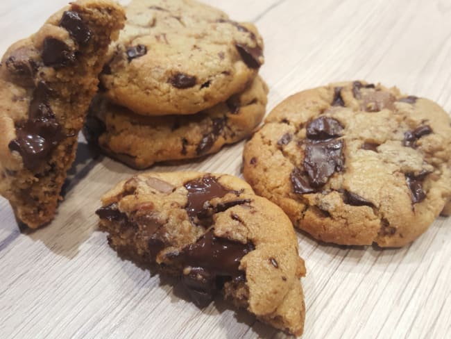 Cookies à l'huile d'olive et chocolat noir