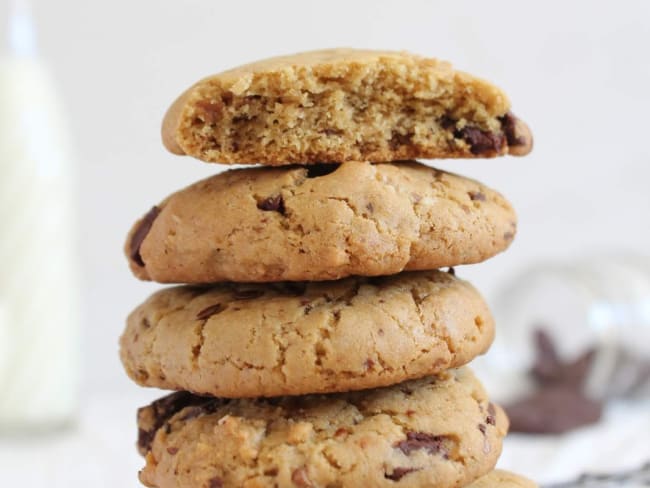 Cookies vegan chocolat, noix et sarrasin