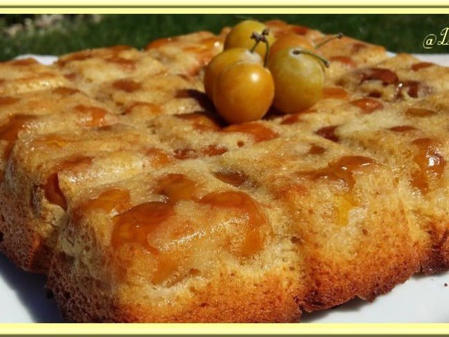 Gâteau aux mirabelles