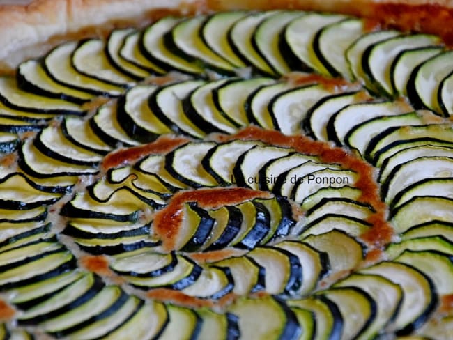 Tarte trop facile à la courgette et au gorgonzola, végétarien