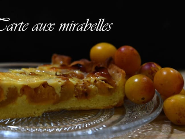 Tarte aux mirabelles