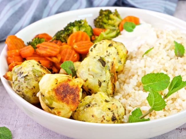 Boulettes de pommes de terre au four VEGAN