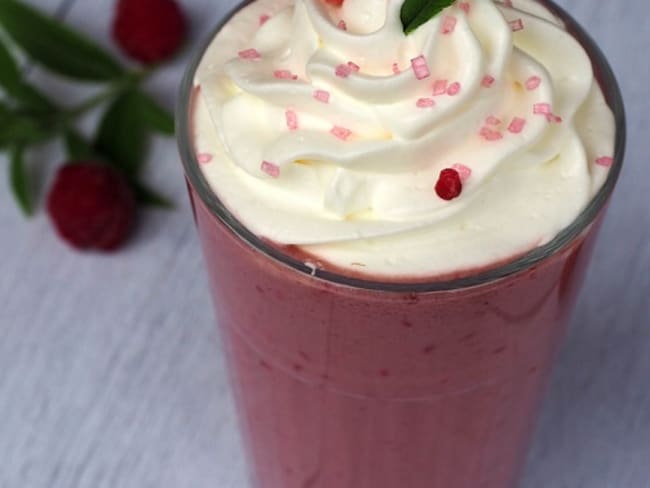 Milkshake Framboise Verveine