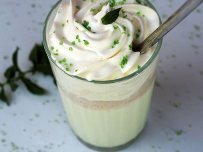 Milkshake menthe-chocolat