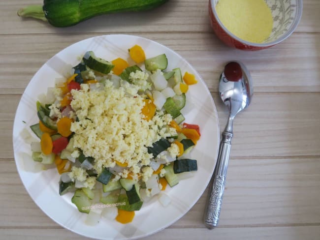 Légumes à la semoule de couscous