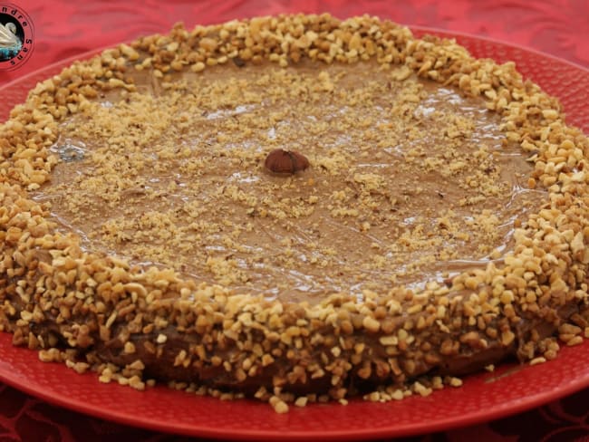 Gâteau chocolat noisettes sans beurre