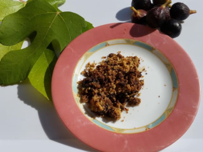 Crumble aux figues