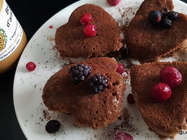 Mini cakes au beurre de cacahuètes et chocolat 