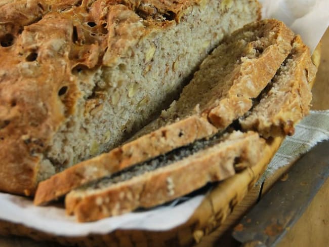 Pain aux noix et farine multi-céréales