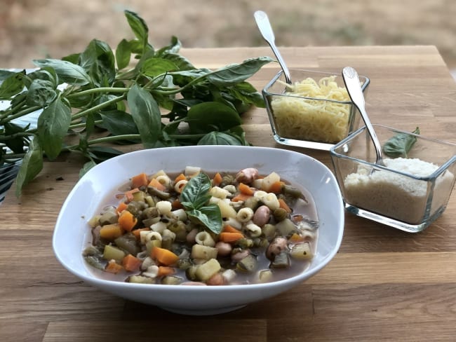 Soupe au pistou comme on l'aime en Provence