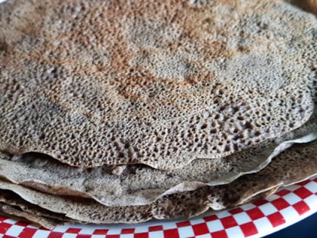 Galettes bretonnes à la farine de sarrasin 