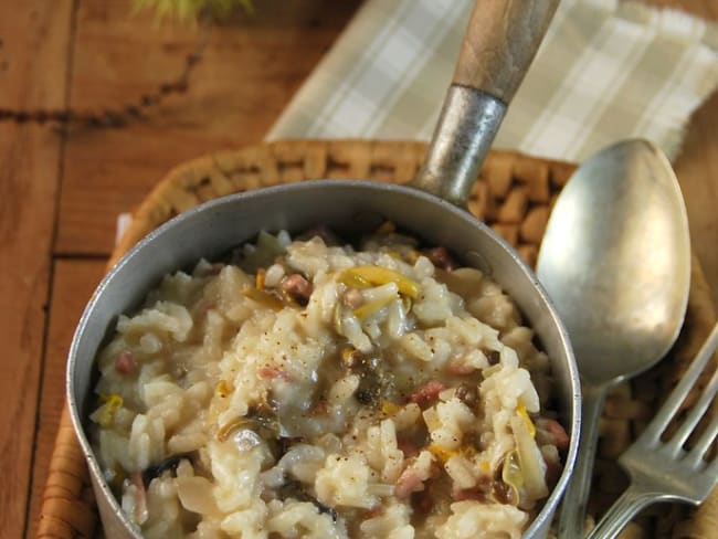 Risotto aux champignons