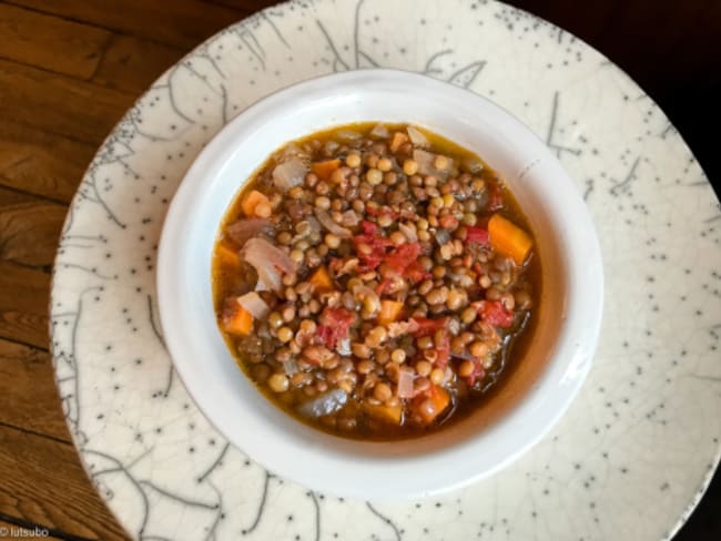 Soupe de lentilles à la grecque