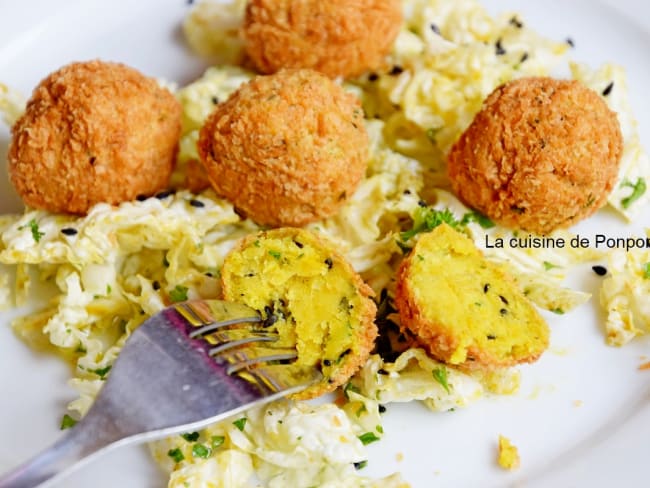 Falafel de houmous de pois chiches, végétarien