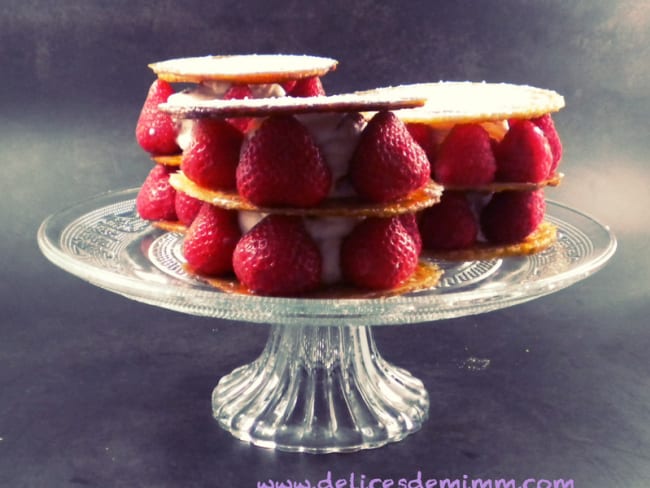 Mille-feuille aux fraises