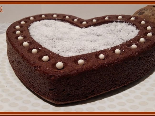 Fondant chocolat noix de coco