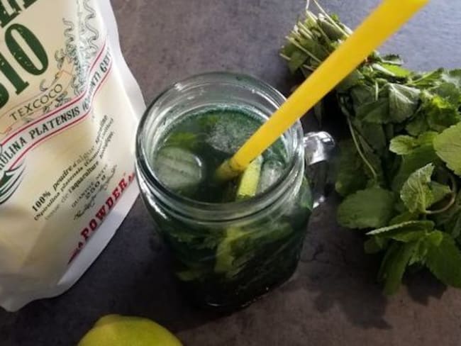 Mojito à la spiruline