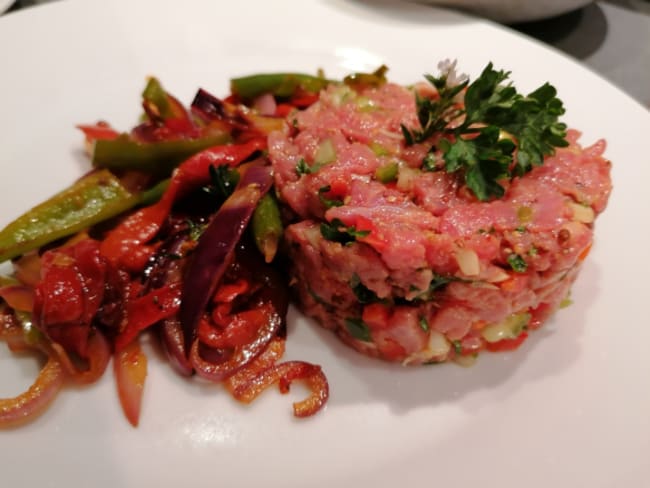 Tartare de veau façon Axoa