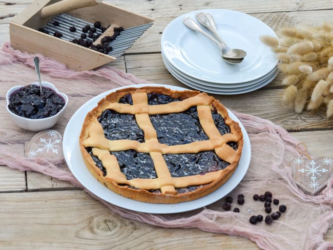 Tarte du Champsaur à la myrtille