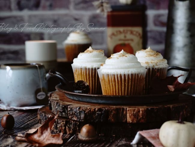 Recette cupcakes au pumpkin