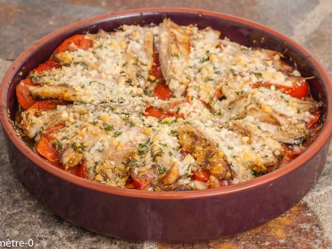 Tian de sardines et tomates