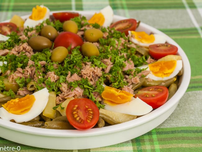 Salade estivale de pommes de terre et haricots verts