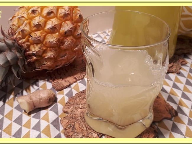 Jus d’ananas et de gingembre