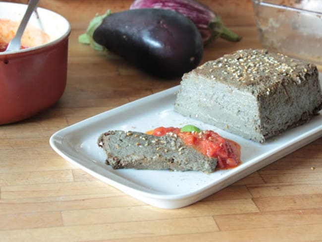 Terrine d'aubergine au zaatar