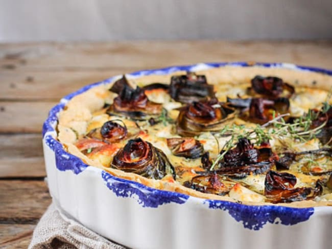 Tarte aux poireaux