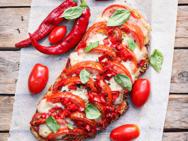 Tartine tomate mozza