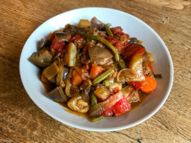 Tajine de légumes au citron confit