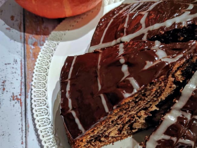 Zebra cake d’halloween