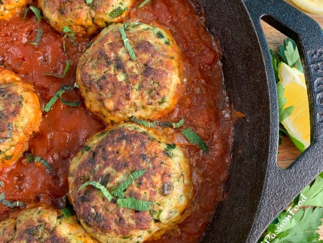 Croquettes de cabillaud à la sauce tomate