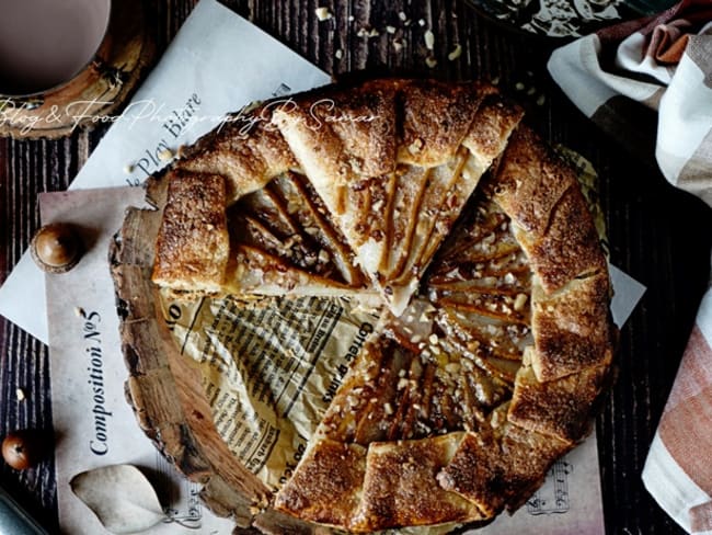 Tarte rustique aux poires